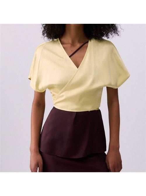 Satin crossover top Liu Jo | CA6306T522A.09090